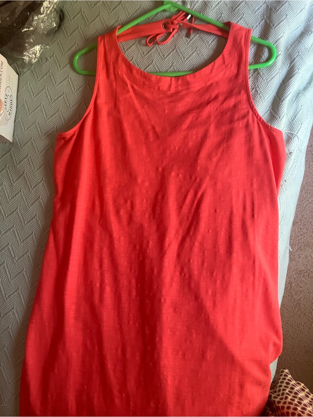 Tommy Bahama Cotton Dress with Halter Back Detail
